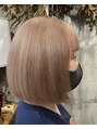 アイズム(I’sm)&nbsp;髪の状況に応じて施術を考えます。綺麗なベージュカラーも♪