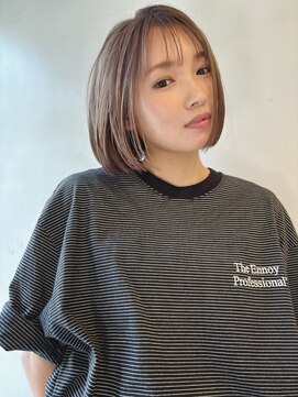 リアド(.RIAD) ぷつっとボブ×柔らかミルクティーブロンド