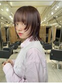 ◎ショートウルフボブネオウルフカットくびれヘアレイヤーカット