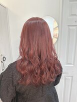 ジーナ 札幌(Zina)&nbsp;ピンクブラウン/ゆるふわウェーブカール♪【Zina札幌】