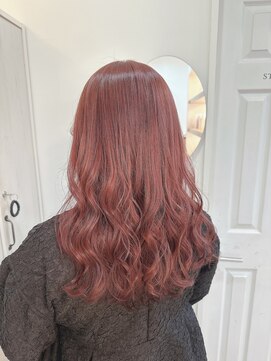 ジーナ 札幌(Zina) ピンクブラウン/ゆるふわウェーブカール♪【Zina札幌】