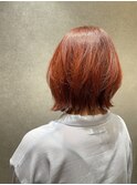 ナチュラルウルフボブ