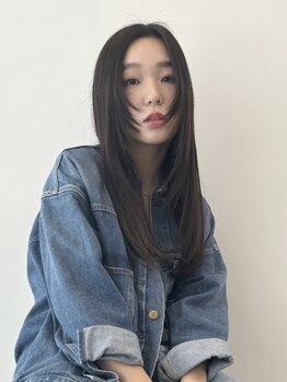 ツイッグ バイ ヤード(twig by YARD.)の写真/ピンとなりすぎない、自然な仕上がりのtwigの縮毛矯正♪生まれつきストレ-トのようなナチュラル感◎