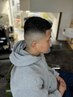 【濡れパン】カット＋シェービング＋アイロンパーマ10ｍｍ～６ｍｍ　10000円