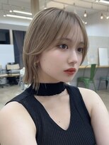 サンド ミュウ 横浜店(sand mieu) ボブディオリーブベージュ髪質改善縮毛矯正フェイスレイヤー