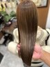 【魅せるグレイカラー】ハイライト＋白髪ぼかし染め＋髪質改善トリートメント