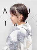 マッシュショート/縮毛矯正/インナーカラー/学割U24/髪質改善