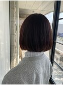 切りっぱなしボブ