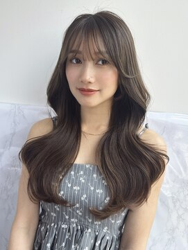 エニー 栄(Any) 韓国レイヤー×オリーブグレージュ