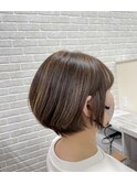 白髪ぼかしハイライト