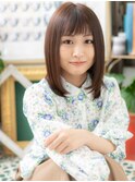 大人可愛いオン眉小顔内巻きワンカールミディh4上尾20代30代40代