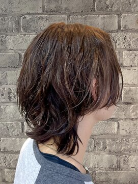 メンズプライマル(Men’s PRIMAL) MEN’S/フェザーパーマ/サーフカール/刈り上げセンターパート