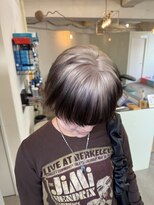 ピノ(pino.)&nbsp;ルーツカラーデザインカラーホワイトベージュショートウルフ