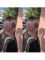 美容室 プラス ワン(PLUS ONE)&nbsp;バレイヤージュ/アッシュバイオレット