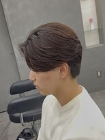 オーバルバイアピッシュ(OVARL by apish)&nbsp;フェザーパーマナチュラルセンターパートニュアンスパーマ毛流れ