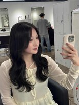 ミヨン 京都烏丸店(miyon)&nbsp;【miyon】韓国レイヤーカット×暗髪カラー×髪質改善