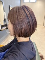レナータ ヘア(Renata hair) ピンクベージュ/ショートボブ/水素カラー/艶髪/つや髪/絹髪