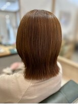 ルーム(room) 大人ミディアムくびれヘア★ビスケットベージュ★もとめ。