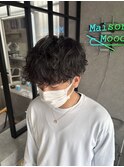 シャドウパーマ /刈り上げマッシュ