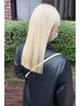 ダブルカラーボンディングケアブリーチ＋バイカルテ4stepTR￥17500