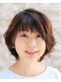エアリーショートボブ