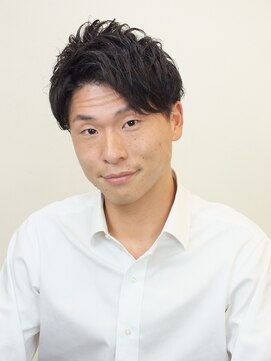 チャクラ アルカ ヘアサロン(Chakura arka Hair Salon) ビジネス　ワイルドアップバング　【メンズカット/刈上げ】