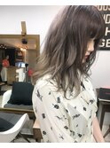 ラベンダーグレージュ×ハイライト