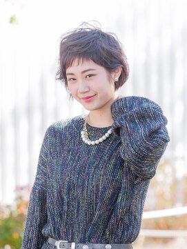 カルフール ロコ 草加西口店(Carrefour LOCO) ☆LOCO☆ジグザグバング×くせ毛風ミニマムショート