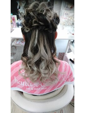 ハナココ 水戸店(hana Coco) ゆるふわハーフアップ