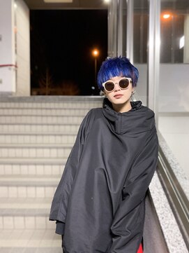 ヘアメイク マルナ 大通店(HAIR MAKE MALUNA) 【MALUNA 神】ショート×派手髪