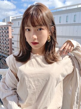 レイラバイアフロート 吉祥寺(Lila by afloat) シースルーバング外ハネロブ【アフロート小笠原】