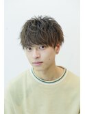 【無造作】前下がりマッシュ スパイラルパーマ