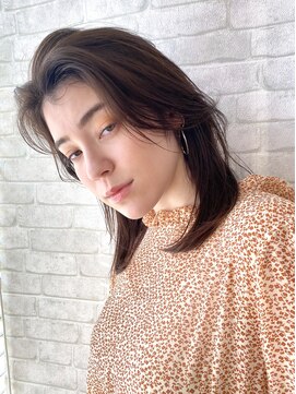 オロ(ORO) 【ORO】前髪と繋げたレイヤーミディアム　益子