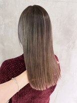 アイティー バイ アルバム 浦和店(IT by ALBUM)&nbsp;シャドールーツグラデーション_ホワイトアッシュ_ba317961