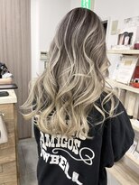 ジゼル(gisele)&nbsp;(稲毛)ミルクティーベージュバレイヤージュ