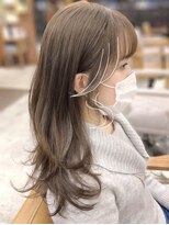 ラブクロムトーキョー オモテサンドウ(LOVECHROME OMOTESANDO)&nbsp;あざと後れ毛カット☆ベージュカラー/シルキーベージュ