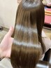 【警固店限定】カット＋シルクストレート(根元のみ)＋カラー＋TR  26500