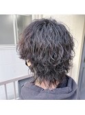 【波巻きパーマウルフ】名古屋栄メンズカットツイストスパイラル