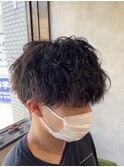 ツイスパ無造作感マッシュ