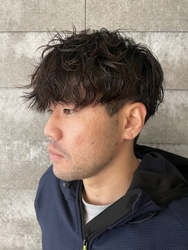 ニアウ 伊勢崎連取店(Niau) メンズマッシュスパイラルパーマ