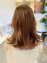 ヘアーアンドメイク ブリリアント(hair&make BRILLIANT)&nbsp;ナチュラルハイライト フローディアトリートメント 30代ヘア