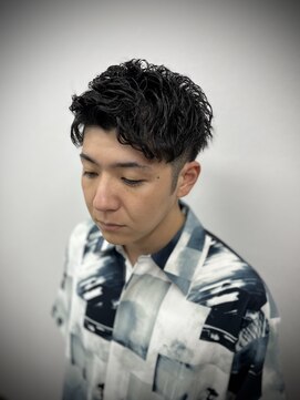 ヒロギンザ 大阪本店(HIRO GINZA) アップバング×ナチュラルパーマ