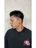 スパイキーショート　2ブロック　フェード　刈り上げ