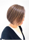 白髪ぼかしファッションカラー