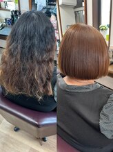 EM美容室 10代～60代 強いクセもしっかり伸ばす美髪矯正・カラー