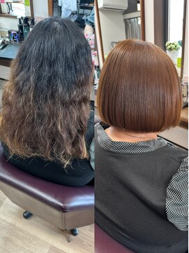 EM美容室 10代～60代 強いクセもしっかり伸ばす美髪矯正・カラー