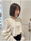 10代20代30代 サラ艶ボブ/切りっぱなしボブ/髪質改善