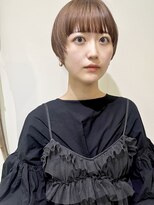 アルテヘアー(arte HAIR) 【arteHAIR】マッシュショート×ブリーチなしベージュカラー