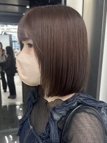 ビューナゴヤ 名駅(VIEW NAGOYA)&nbsp;切りっぱなしボブ/ブルーブラック/ミニボブ/似合わせカット