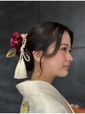 卒業式袴ヘア